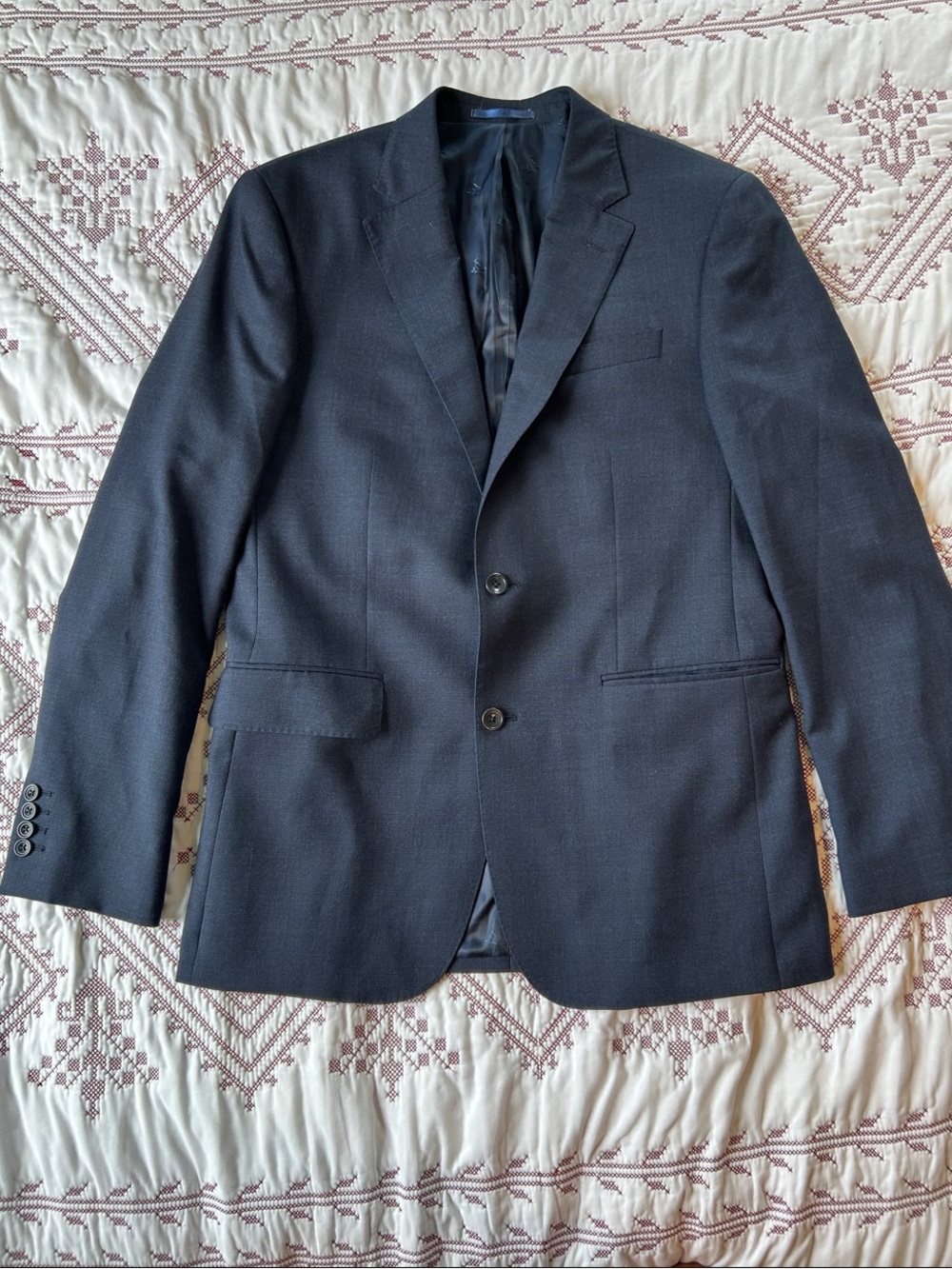 Charles Tyrwhitt Navy Two-Button Sport Coat